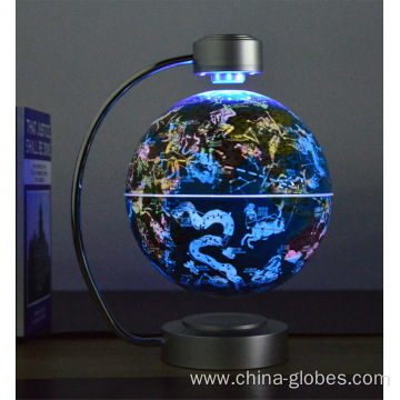 Large Illuminated Floating Plastic World Globe